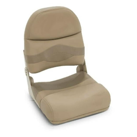 803545 Fold Down Seat Pontoon Boat Seat, Charcoal