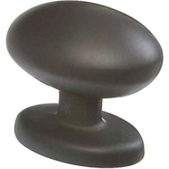 805-085 1-1/4" Antique Brass Egg-Shaped Knob (Hd)