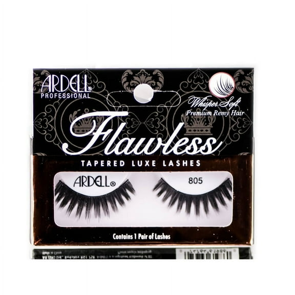 805 , Ardell Professional Flawless Tapered Luxe Lashes , Hair Scalp Skin Body - Pack of 1 w/ SLEEK Teasing Comb