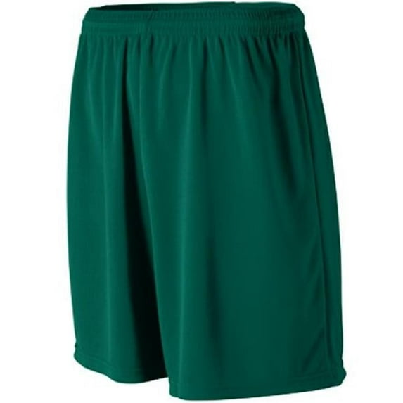 805A Wicking Mesh Athletic Short, Dark Green - Small