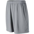 thumbnail image 1 of 805A Wicking Mesh Athletic Short, Silver - 2X, 1 of 1