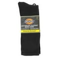 thumbnail image 1 of 8067BK Black Lightweight Flatknit Work Crew Socks 3 Count Pack Of 4, 1 of 1