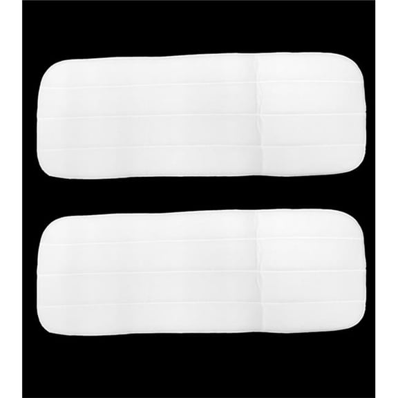 807 Jersey No Bow Wraps - White - 10 x 28 in. - Foam Insulated