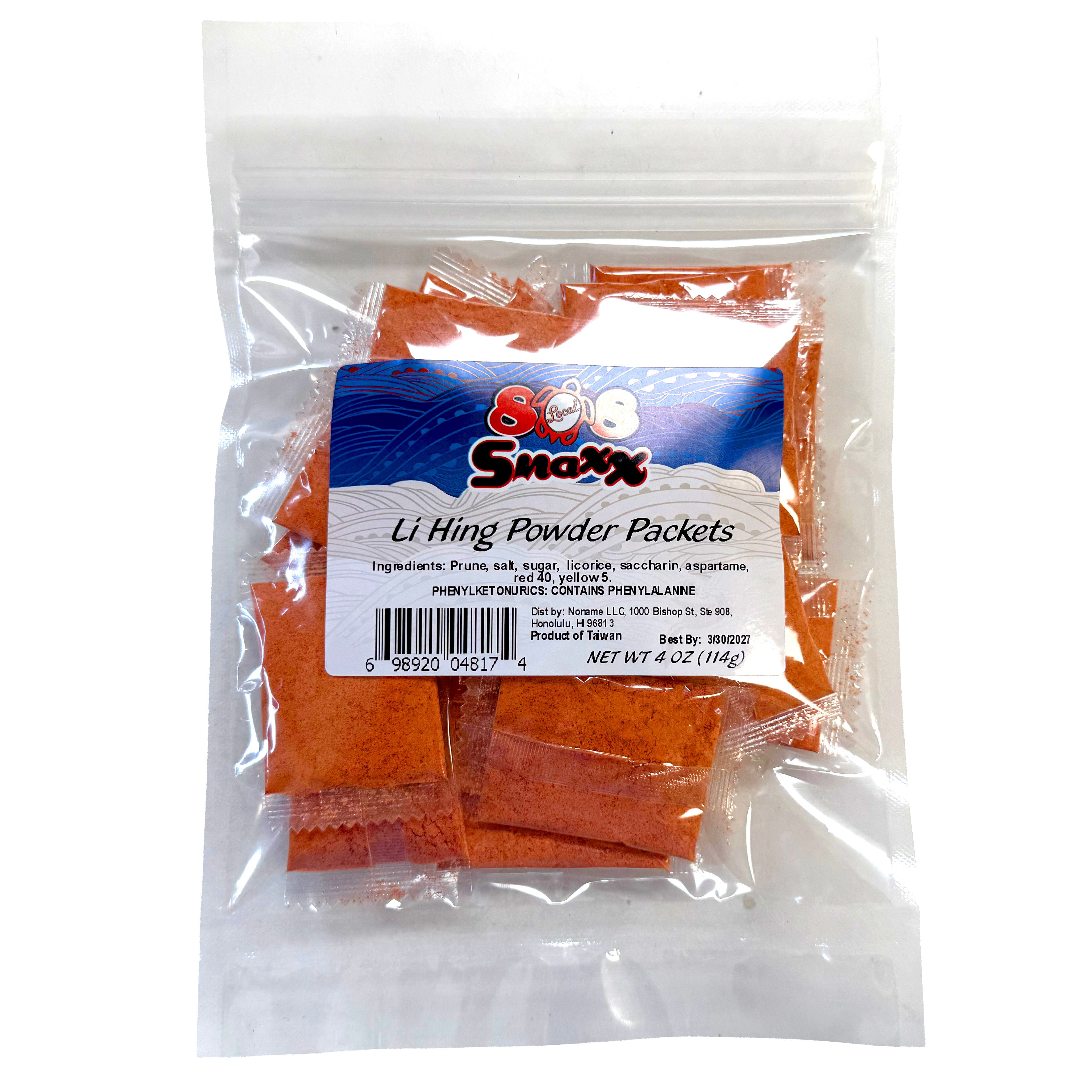 808 Snaxx Li Hing Powder Packets, 4 Oz. - Walmart.com