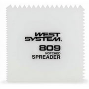 809 Notched Spreader White, 4" X 4"