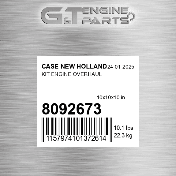 8092673 KIT ENGINE OVERHAUL fits CASE NEW HOLLAND (New OEM) - Walmart.com
