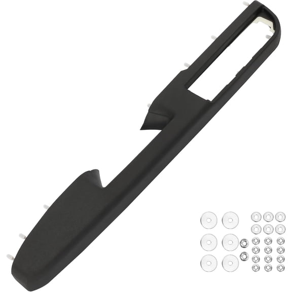 80994 Front Left Driver Side Armrest Repair Kit for 2010-2014 Chevy Suburban Tahoe Avalanche GMC Yukon Interior Door Panel Handle, Black, Replace 84127280