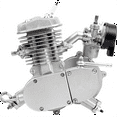 thumbnail image 1 of 80CC 2-Stroke Single Cylinder Gasoline Engine RTR Silver Mini Motor for Beach Bike Motorcycle Bicycle Modification, 1 of 6