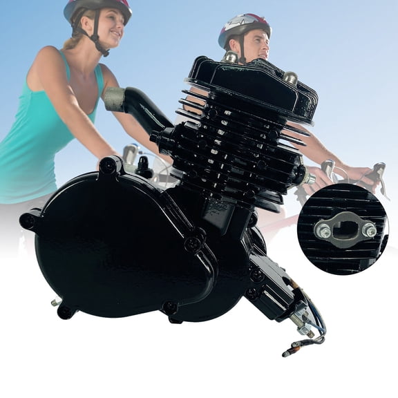 80CC 2-stroke Gas Motorized Bike Engine Motor Motorized Bicycle Motor 24km/h for mountain bikes, cruisers