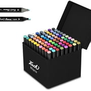 80Colors Alcohol Based Markers, Alcohol Markers Set, Dual Tip Alcohol Sketching Drawing Markers Animation for Adults Kids