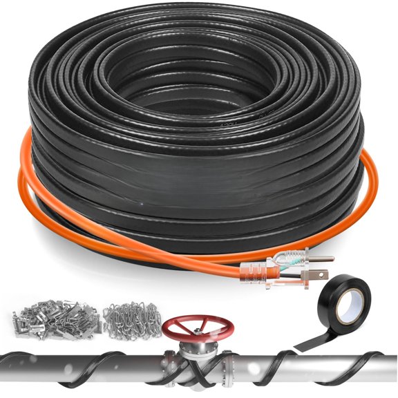 80FT Electric Heating De-Icing Cable For Water Pipes Gutters and Roofs