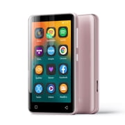 80GB MP3 Player with Bluetooth, S2 WiFi MP3 Player with Spotify, Spotify Kids,Audible, 4 Android Audio Music Player Pink+Pink
