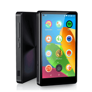 80GB MP3 Player with Bluetooth and WiFi, 4.0" IPS Touchscreen MP3 MP4 Player, Android Music Player with Speaker & Earphones, Portable Digital Audio Players with Audible, Browser, Up to 256GB, Black