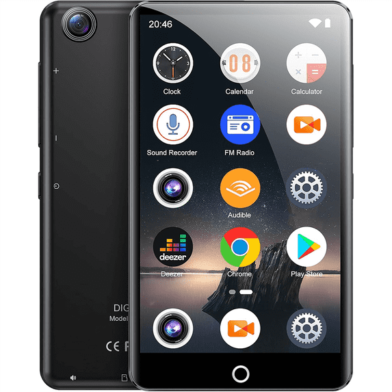 80GB MP3 Player with Bluetooth and WiFi, Portable 4.02-inch Touchscreen ...