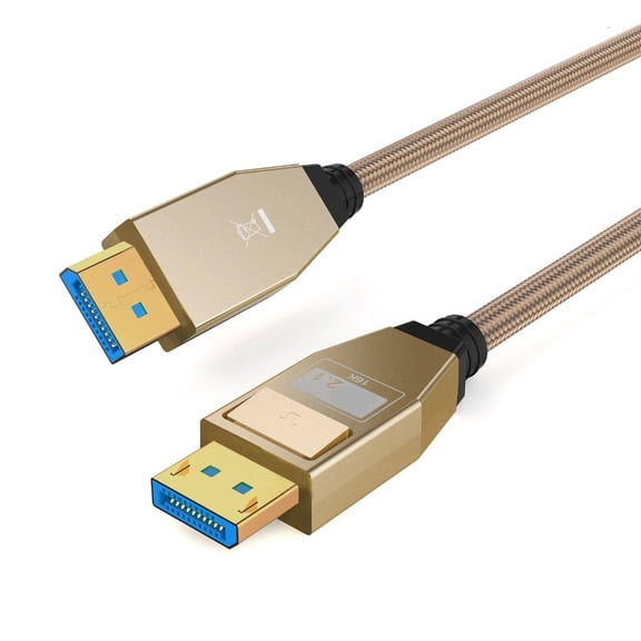 80Gbps DP 2.1 Cord Cable Line 16K 8K 240Hz Refreshing Rate HDCP 2.2