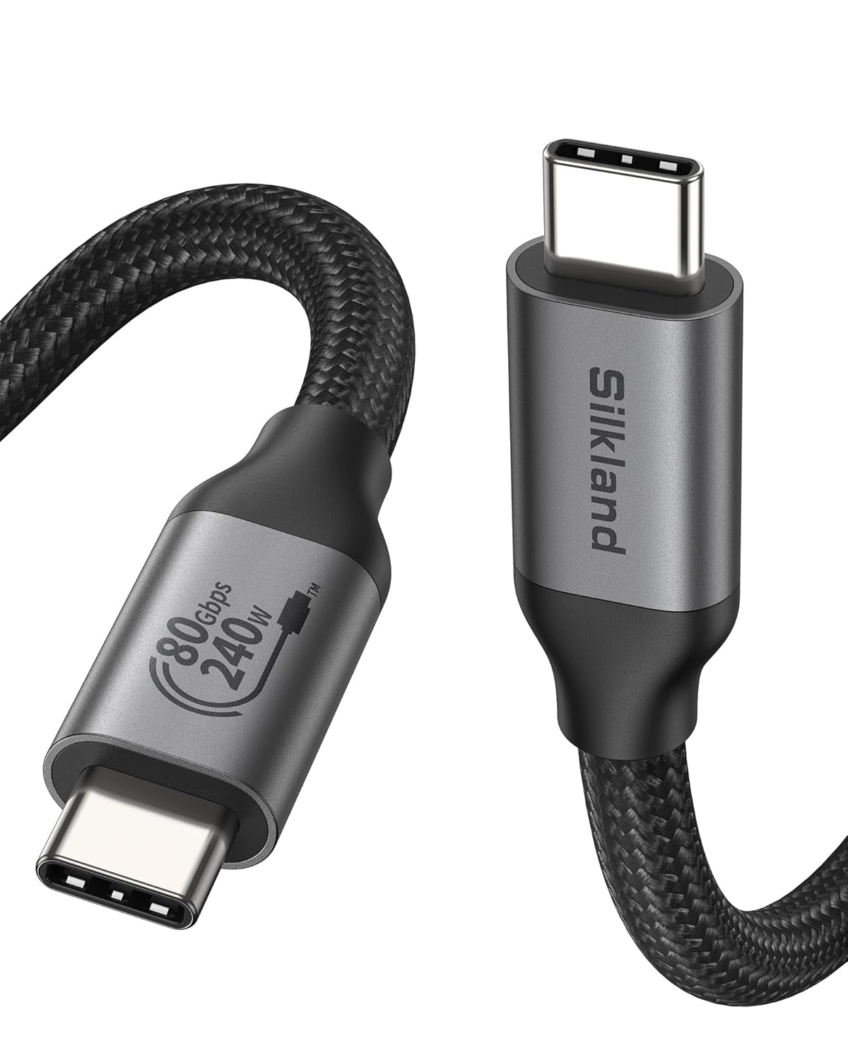 Dual Bandwidth Usb 80Gbps USB 4 Cable for Short Thunderbolt 5 Cable 1.6FT, 120Gbps ...