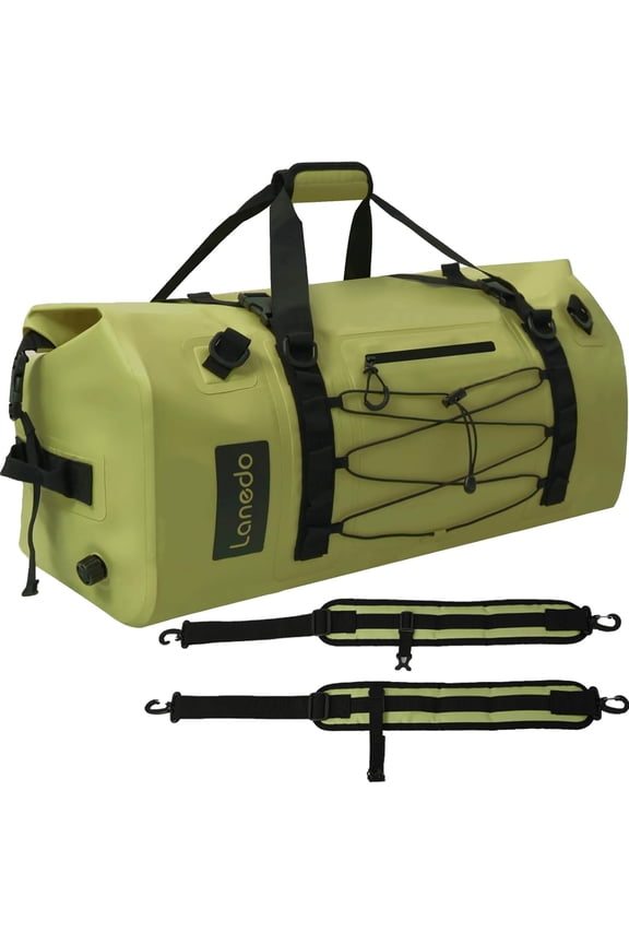 80L Dry Bag Large Waterproof Bag Roll-Top Heavy Duty Fishing Duffel Bag with Durable Straps & Handles for Kayaking Paddle boarding Boating Rafting Fishing