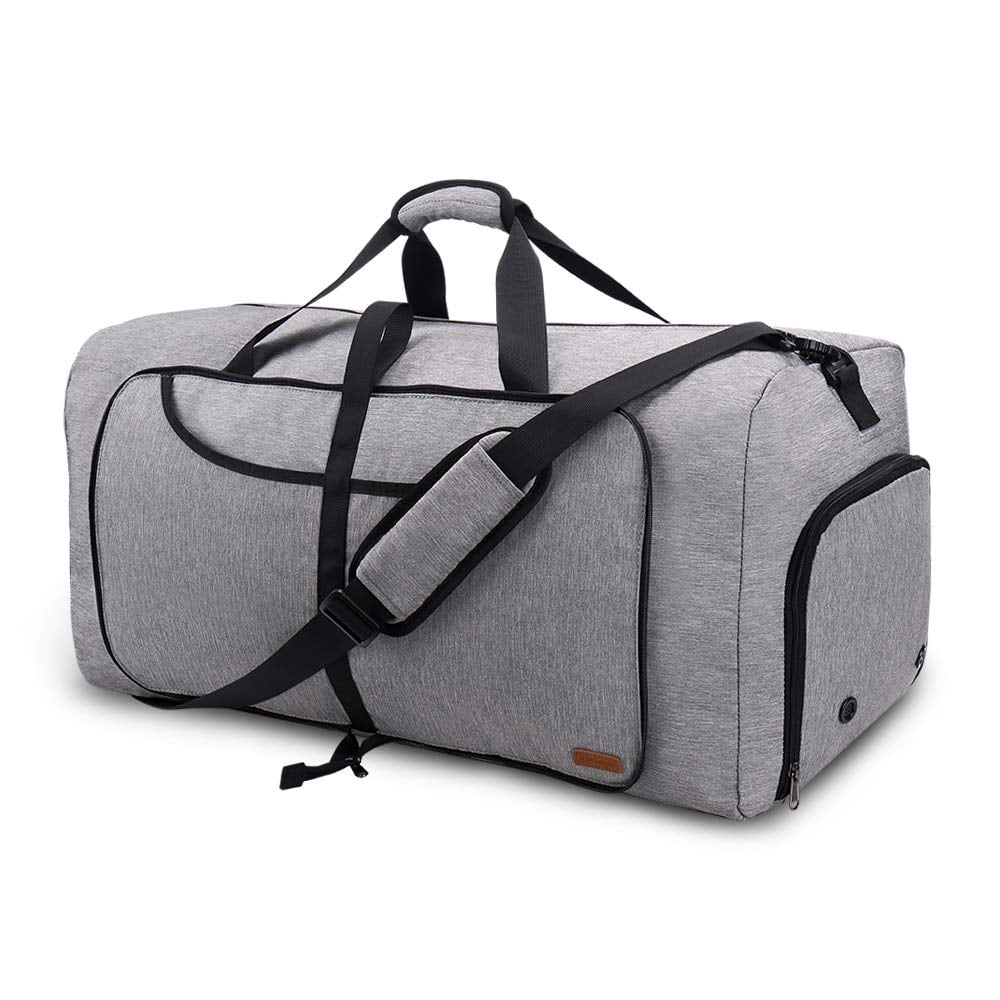 80L Large Duffle Bag for Men & Women, Foldable Travel Bag with Shoe ...