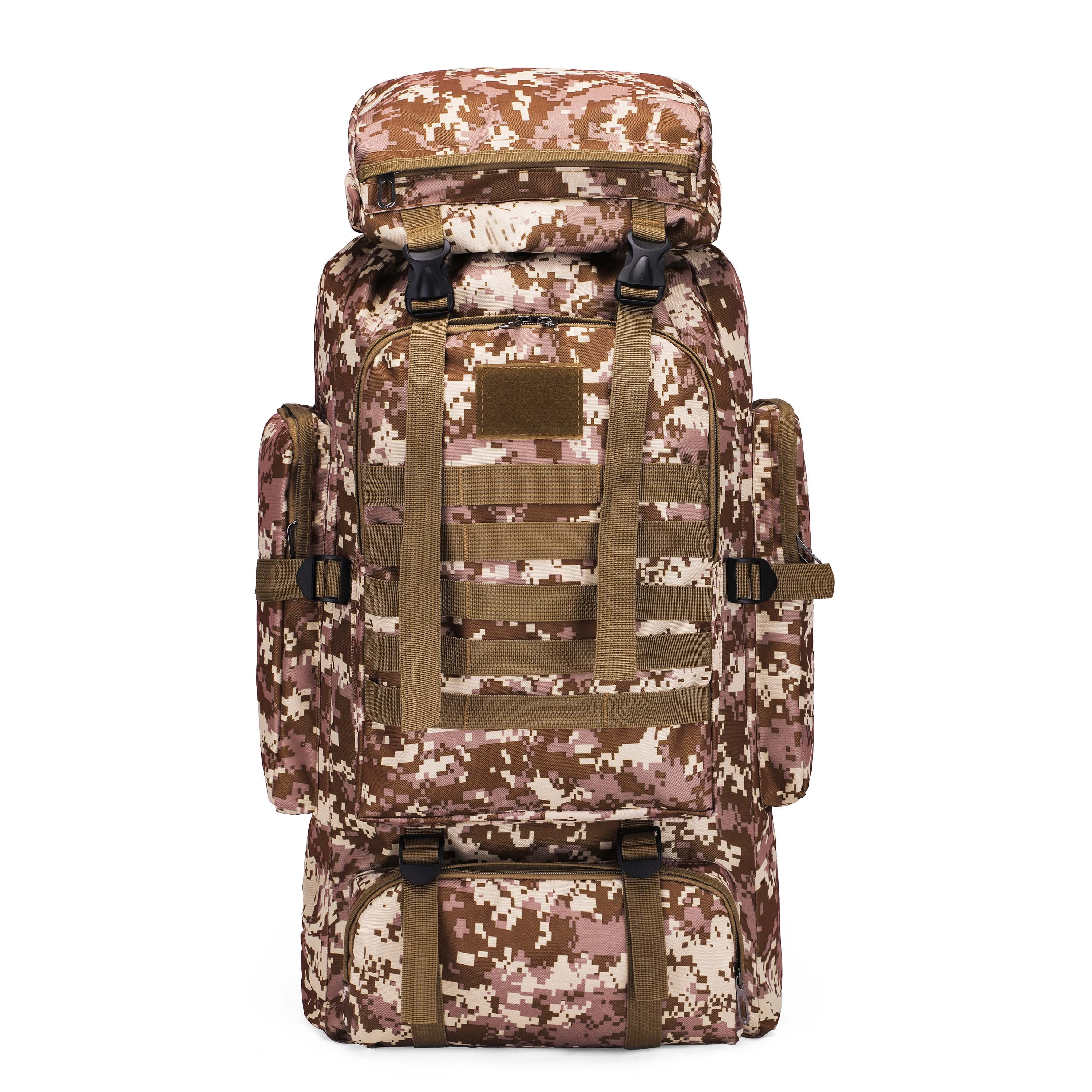 80L Travel Hiking Camping Backpack with Rain Cover,Hiking Daypack for