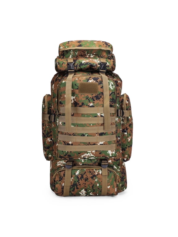 80L Travel Hiking Camping Backpack with Rain Cover,Hiking Daypack for Outdoor Sport,Backpack Water Resistant,Tactical Backpack for Men Women