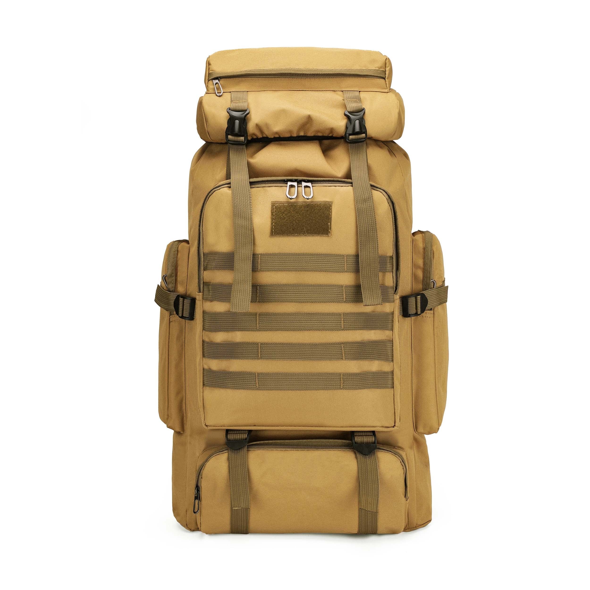 80 Liter Rucksack 80L Waterproof Hiking Camping Backpack with Rain Cover, Tactical ...