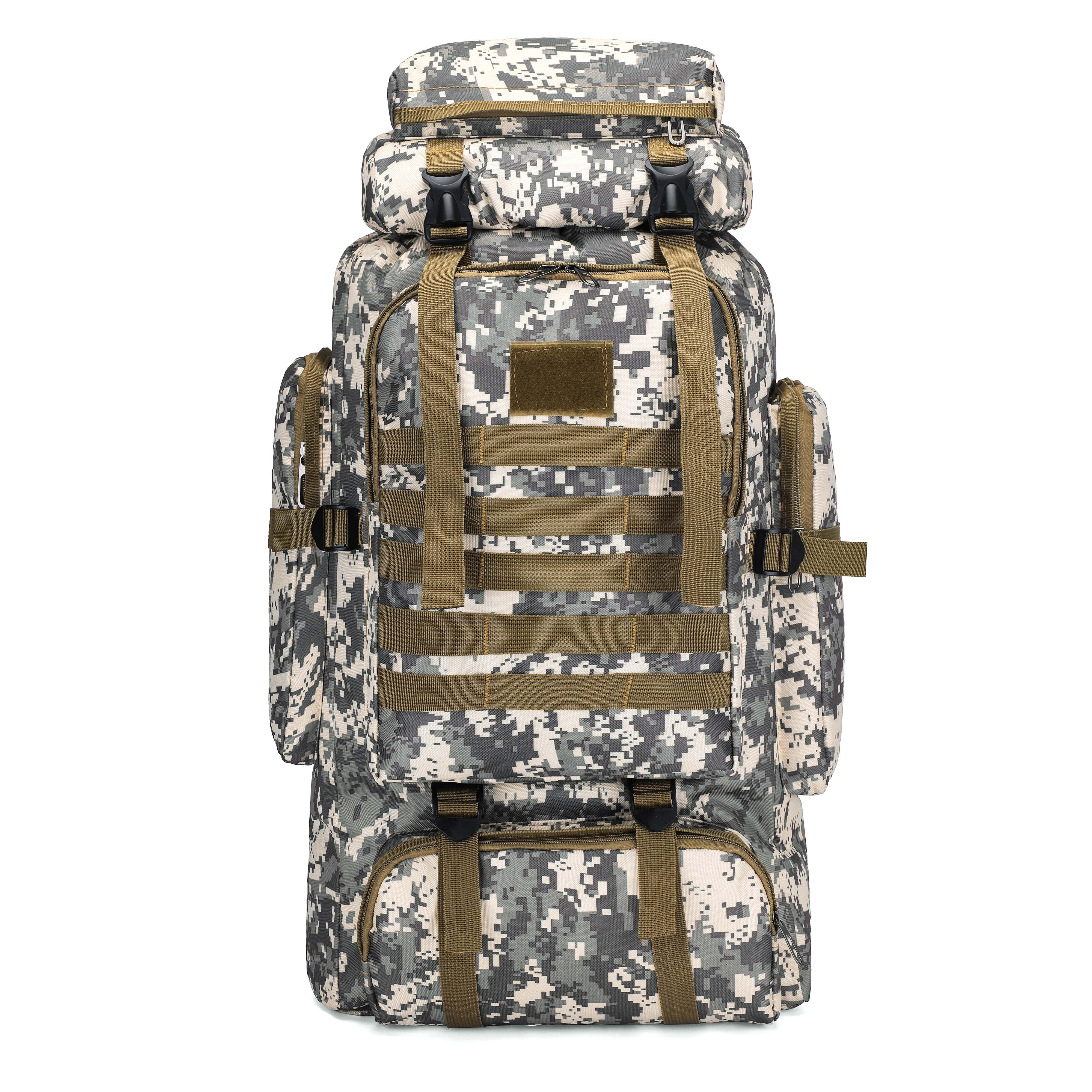 80L Travel Hiking Camping Backpack with rain cover,Hiking Daypack for