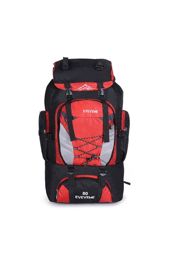 80L Waterproof Hiking Backpack - Lightweight Foldable Rucksack for Trekking, Walking, Climbing, Outdoor Sports Adventures