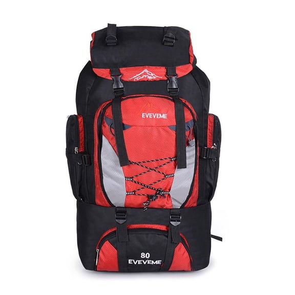 80L Waterproof Hiking Backpack for Women Men,Large Capacity Trekking Rucksack with Internal Frame & Rain Cover,Lightweight Camping Backpack for Mountaineering & Outdoor
