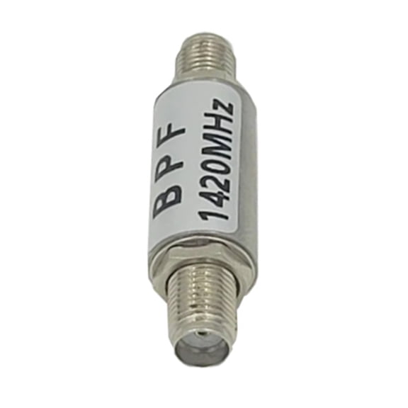 80MHz Bandpass Filter Precisions Bandpass Filter with 40mm Length Quick Installation for 1420MHz for Radio Astronomy
