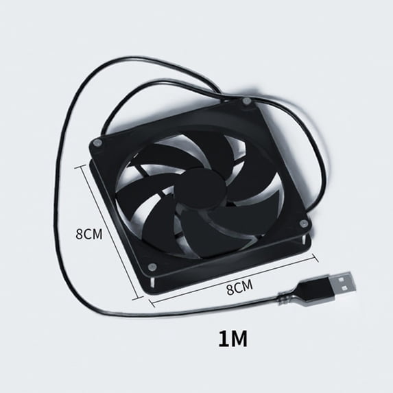 Wireless Router Internal Fan 80Mm Dc 5V Usb Router Cooling Fan Diy Pc Cooler Tv Box Wireless Silent ...
