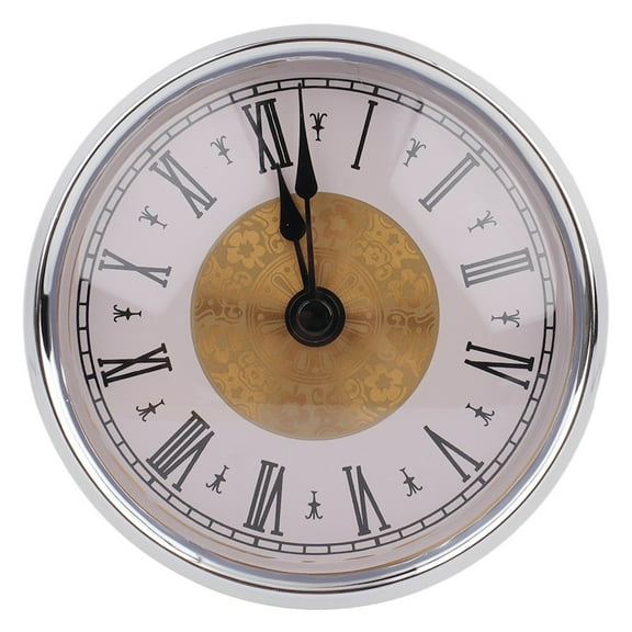 80Mm Quartz Clock Inserts Classic Clock Craft Quartz Movement Round Clocks Head Insert Roman Arabic Numerals Home Decoration