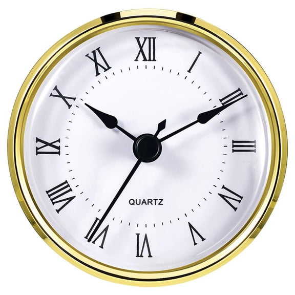 80Mm Quartz Clock Inserts Movement Mechanism Replacement Roman Arabic Numerals