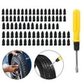 thumbnail image 1 of 80PCS Car Vacuum Tire Repair Nails Rubber Screw Nail + Screwdriver Fast Tool Set, 1 of 11