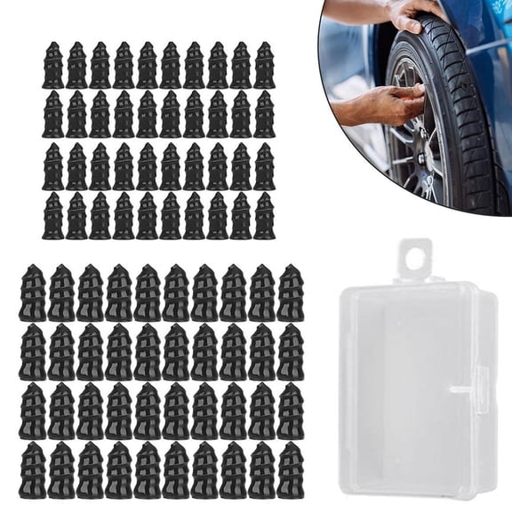 80PCS Car Vacuum Tire Repair Nails Rubber Screw Nail