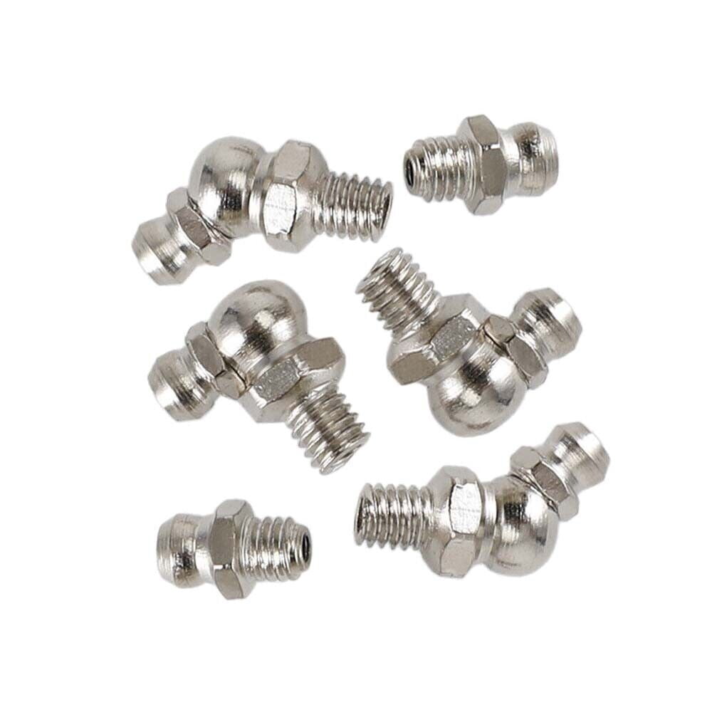 80PCS Hydraulic Zerk Grease Fitting Assortment Kit M6 M8 M10 Standard including