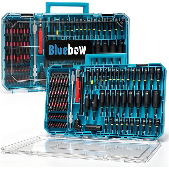 80PCS Magnetic Impact Nut Driver Set Metric SAE Socket Set with Storage Case