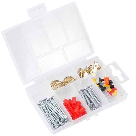 80PCS/Set Expansion Tube Screw Hook Screw Pushpin Accessories Parts for Home Store