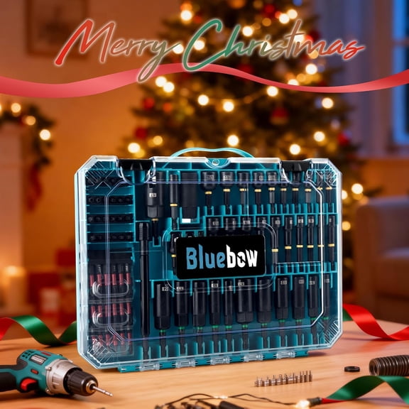 80PSC Magnetic Impact Nut Driver Set - Metric & SAE with Socket Adapters, Wing Nut Driver, Bit Holder, Universal Sockets, Quick Release Extension, Power Bits, 1/4'' Quick Change, Storage Box