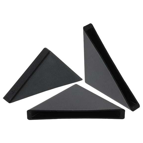 80Pack Corner Protectors 5x50mm Plastic Right Angle Corner Guards Cushion, Black