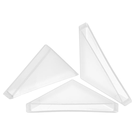 80Pack Corner Protectors 5x50mm Plastic Right Angle Corner Guards Cushion, White