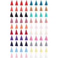 thumbnail image 1 of 80Pcs 20 Colors Polyester Tassel Pendant Decorations 33x6x4mm Keychain Decoration Tassels with Golden Iron Finding and 4mm Hole for Necklace Bracelet Jewelry Making and Crafting colorful, 1 of 4