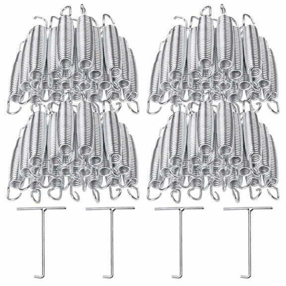 80Pcs 5.5" Trampoline Springs Heavy Duty Galvanized Steel Replacement Spring Kit