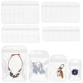 thumbnail image 1 of 80Pcs Clear PVC Jewelry Bags Plastic Jewelry Storage Pouch Transparent Rings Earrings Packing Prevention Bags Resealable Small Zipper Lock Pouch DIY, 1 of 4