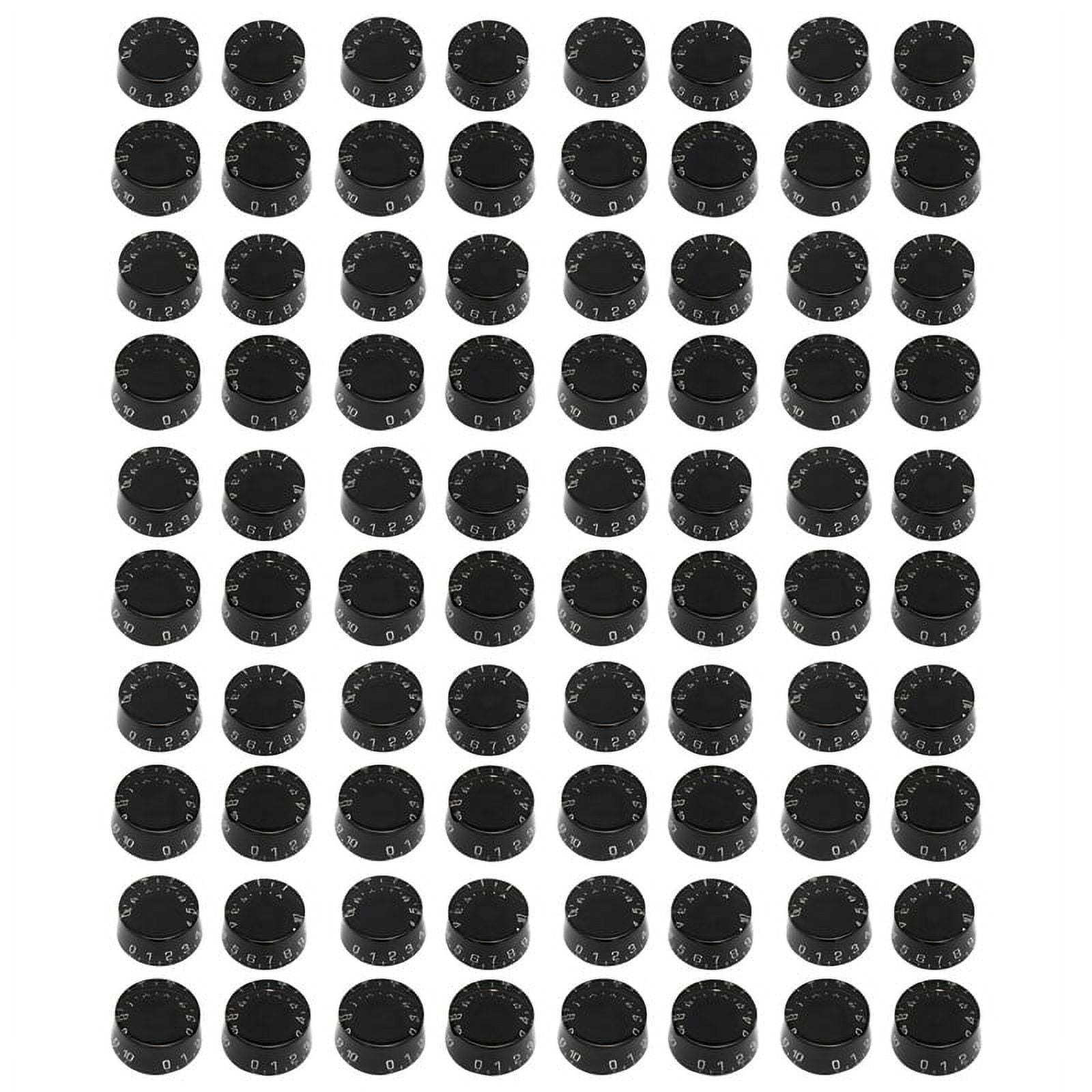 80Pcs Electric Guitar Knobs Speed Volume Tone Control Knobs Compatible for LP Style Guitar