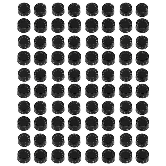 80Pcs Electric Guitar Knobs Speed Volume Tone Control Knobs Compatible for LP Style Guitar