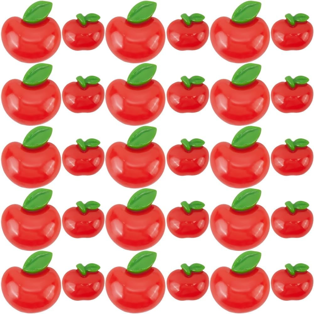 10Pcs Resin Strawberry Cabochons - Flatback Charms For Jewelry Making, Phone Cases, Hair Clips DIY
