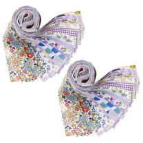 80Pcs Jelly Roll Fabric Breathable Jelly Roll Fabric Strip Practical Quilting Supplies for Blanket Purse Doll Clothes
