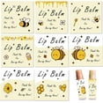 thumbnail image 1 of 80Pcs Labels for Lip Balm Coated Paper Paster Honey Bee Square Tubes Lip Balm Labels Stickers Natural Homemade Self-Adhesive Stickers Logo, 1 of 9