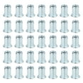 thumbnail image 1 of 80Pcs M6 x 15mm Rivet Nut Thread Hexagonal Carbon Steel Nuts White Zinc-Plate, 1 of 6