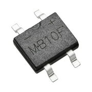 80Pcs MB10F46MIL 4 Terminals SMD Bridge Diode Rectifier 94V 0.8A